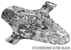 Garde-boue Avant Kol:oss -Vélo Accessoires Magasin 02 riesel design schutzblech mudguard front koloss stickerbomb ultra black