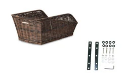 BASIL Corbeille Arrière Cento Look Rotin Brun Naturel