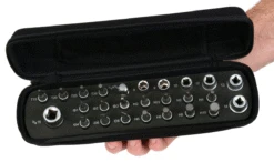 Jeu De Clés à Cliquet Comp 1/4" Avec Embouts 10 Jeu De Clés à Cliquet Comp 1/4" Avec Embouts -Vélo Accessoires Magasin 20044187 2 1