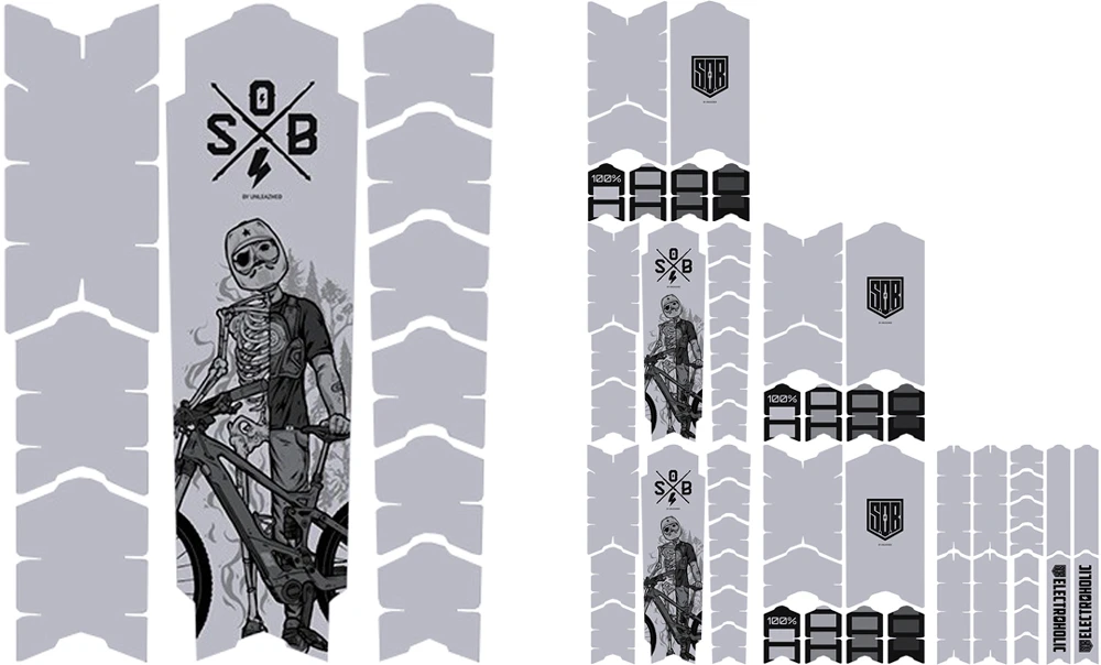 Unscratch Frame Film De Protection Pour Cadre - E-Bike Sons Of Battery Black Matt 1 Unscratch Frame Film De Protection Pour Cadre - E-Bike Sons Of Battery Black Matt