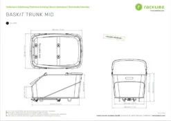 Racktime Baskit Medium Panier à Provisions 5 Racktime Baskit Medium Panier à Provisions -Vélo Accessoires Magasin 4048174002495BurleyBaskitTrunkMid Korb 3