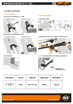 Jeu De Garde-boue Edge AL 56 -Vélo Accessoires Magasin AB bedienungsanleitung EDGE AL 56 2
