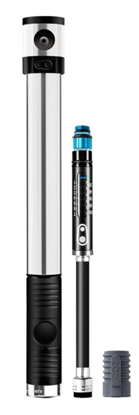 Crankbrothers Klic HV Pompe à Main CO2 Analogique, Support De Cadre Inclus 1 Crankbrothers Klic HV Pompe à Main CO2 Analogique, Support De Cadre Inclus