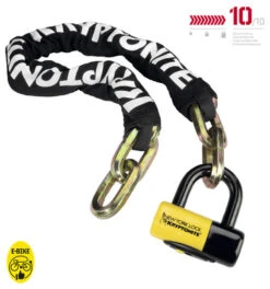 Kryptonite Verrou De Chaîne New York Fahgettaboudit Chain 1410 -Vélo Accessoires Magasin Kryptonite New York Fahgettaboudit Kette 1410 Kettenschloss c