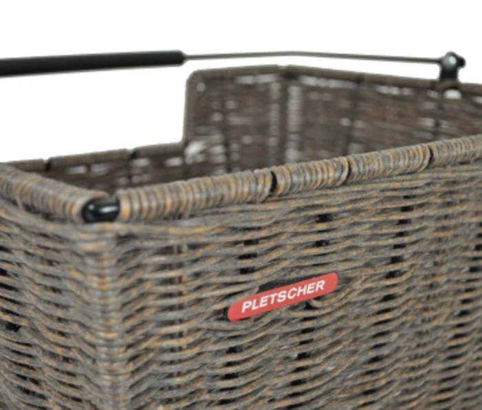 PLETSCHER Panier D'achat En Rotin Avec Adaptateur En Plastique 2 PLETSCHER Panier D'achat En Rotin Avec Adaptateur En Plastique – Image 2