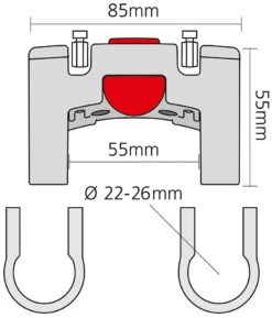 Adaptateur De Guidon KLICKfix 7 Adaptateur De Guidon KLICKfix -Vélo Accessoires Magasin Rixen Kaul KLICKfix Lenkeradapter 0211 cL5VspveCkD8br