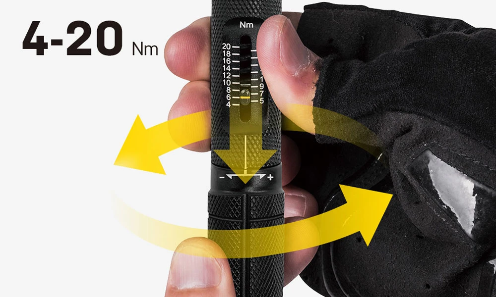 Topeak Clé Dynamométrique Torq Stick Pro 4-20 Nm 6 Topeak Clé Dynamométrique Torq Stick Pro 4-20 Nm – Image 6