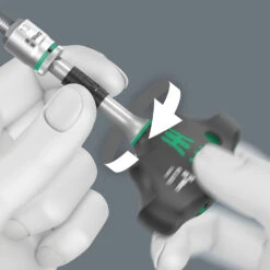 Wera 411 A RA Tournevis Adaptateur à Manche En T Avec Fonction Cliquet, 1/4" -Vélo Accessoires Magasin Wera 411 A RA Quergriff Adapterschraubendreher mit Ratschenfunktion 14 4013288222817 3