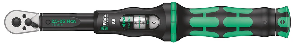 Wera Clé Dynamométrique Click-Torque A 5 1/4" (2,5-25Nm) 1 Wera Clé Dynamométrique Click-Torque A 5 1/4" (2,5-25Nm)