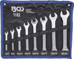 Jeu De Clés à Fourche Double 8 Pièces 8 Jeu De Clés à Fourche Double 8 Pièces -Vélo Accessoires Magasin bgs technic 1182 03 Doppel Maulschlussel Satz 8 teilig