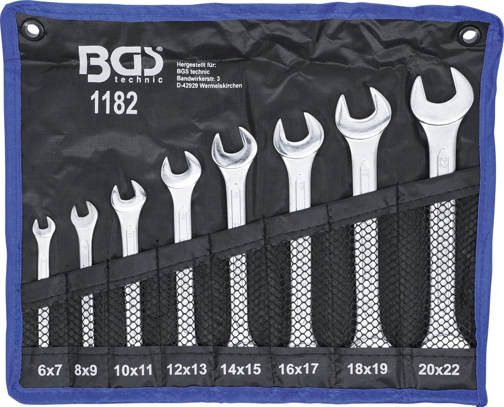 Jeu De Clés à Fourche Double 8 Pièces 4 Jeu De Clés à Fourche Double 8 Pièces – Image 4