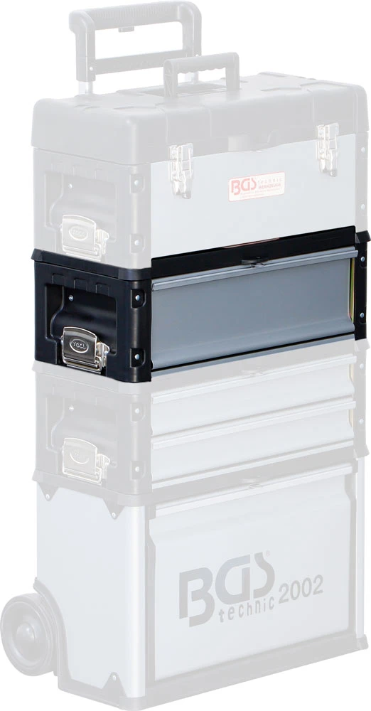 Mallette à Outils Rigide Rehausse Avec 1 Tiroir 4 Mallette à Outils Rigide Rehausse Avec 1 Tiroir – Image 4