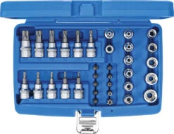 Jeu De Douilles Et D'embouts 3/8" Pour Torx -Vélo Accessoires Magasin bgs technic 5021 Bit und Steckschlusseleinsatz Satz 38 fur Torx 4