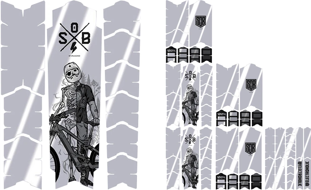 Unscratch Frame Film De Protection Pour Cadre - E-Bike Sons Of Battery Black Glossy 1 Unscratch Frame Film De Protection Pour Cadre - E-Bike Sons Of Battery Black Glossy